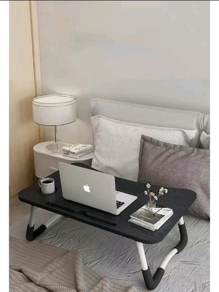 Foldable Laptop Table - Multipurpose Bed And Study Desk