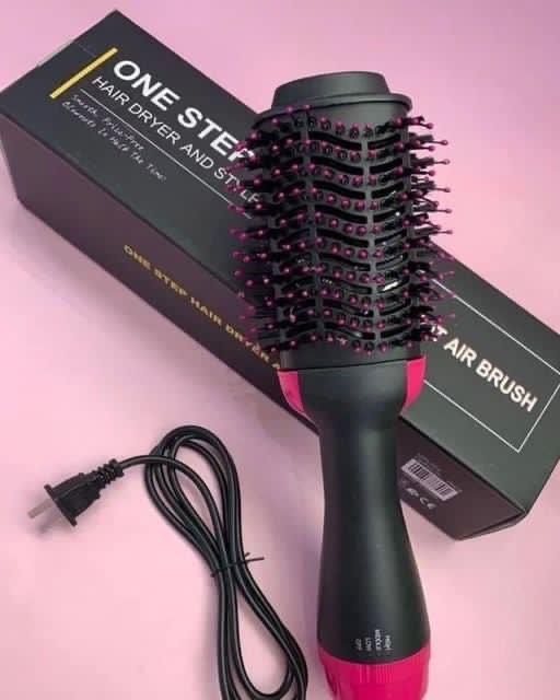 One Step 2 In 1 Hair Dryer & Brush (dryer + Styler) Brush For Fast Drying, Straightening, Curling