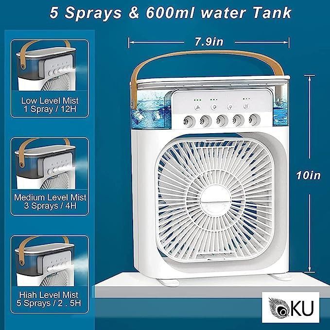 Portable Air Conditioner Fan: Usb Electric Fan