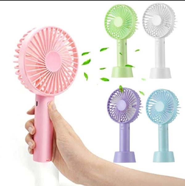 Portable Usb Rechargeable Handheld 3 Speed Strong Wind
