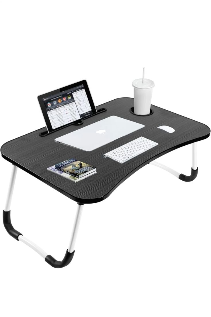 Foldable Laptop Table - Multipurpose Bed And Study Desk