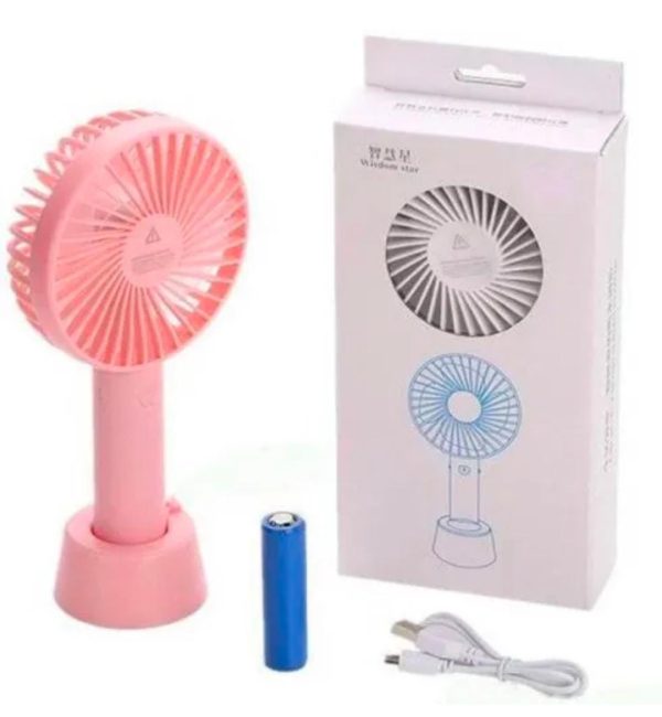 Portable Usb Rechargeable Handheld 3 Speed Strong Wind